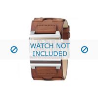 Horlogeband Fossil JR9748 Onderliggend Leder Bruin 26mm - thumbnail