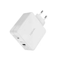 LogiLink PA0281 USB-oplader 100 W 1x USB-A, 1x USB-C USB PD Wit Binnen USB Power Delivery (USB-PD) - thumbnail