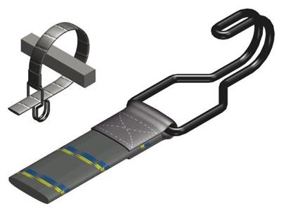 Universele elastische riem 900 x 25 mm Velleman - Velleman