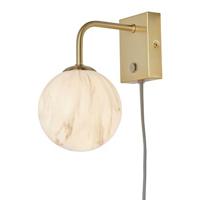 its about RoMi Wandlamp 'Carrara' Marmerprint, kleur Goud - thumbnail
