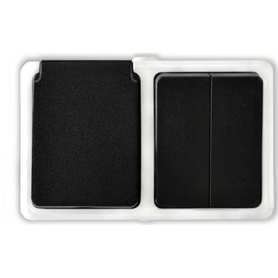 Grijze Buitenstopcontacten met Dubbele Wisselschakelaar en Randaarde