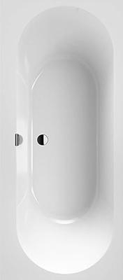 Ligbad Villeroy & Boch Oberon Duobad Quaryl 180 x 80 CM Met Poten Inclusief Overloopcombinatie Wit Alpin Ligbad Villeroy & Boch Oberon Duobad Quaryl 180 x 80 CM Met Poten Inclusief Overloopcombinatie Wit Alpin