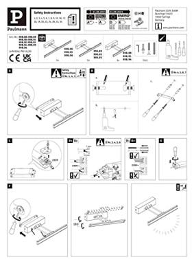 Paulmann Beam Sixty 99893 LED-schilderijlamp 11 W Warmwit Wit