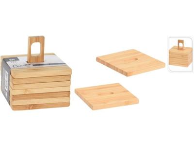 Onderzetter Bamboe, Set van 6