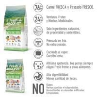 ARQUIVET Fresh Puppy Kalkoen en Zalm - halfvochtig hondenvoer - 10kg - thumbnail