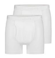 2-pack Classic shorts heren met Gulp - 32322 - Heren boxershorts met sluiting - Klassiek heren ondergoed - S - Wit - Onderbroek heren heren heren - thumbnail