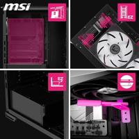 ATX Semi-toren doos MSI 306-7G27R21-JA4 Zwart - thumbnail