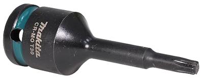 Makita Accessoires slagschroefbit t30x78mm impact black 1/2" vk - e-19794 Makita Accessoires slagschroefbit t30x78mm impact black 1/2" vk - e-19794