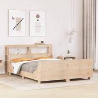 Bedframe zonder matras massief grenenhout 140x200 cm - thumbnail