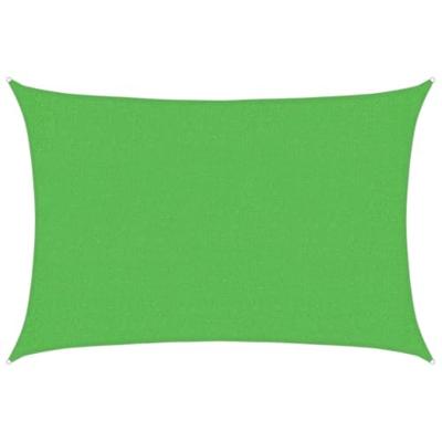 Zonnezeil 160 g/m 2x3 m HDPE lichtgroen