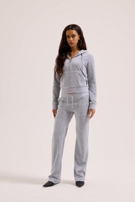 Juicy Couture Robertson Full Zip Trainingspak Dames Grijs - Maat L - Kleur: Grijs | Soccerfanshop
