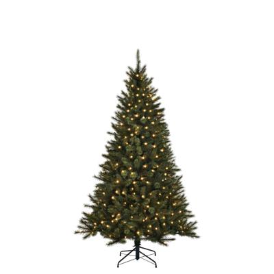 black box kunstkerstboom Toronto met ledverlichting h185 x d114cm