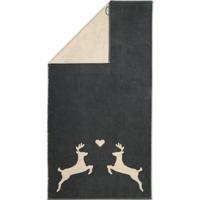 Cawö Cawö Alpenchic Edition Hert 6228 Douchelaken 70x140 grijs - thumbnail