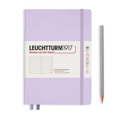 Leuchtturm Lilac, Medium (A5), 251 p., dotted