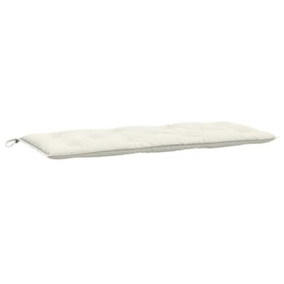 VidaXL Tuinbankkussens 2 st 120x50x7 cm stof gemêleerd crèmekleurig VidaXL Tuinbankkussens 2 st 120x50x7 cm stof gemêleerd crèmekleurig