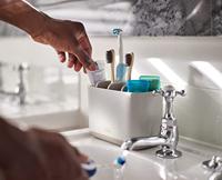 Joseph Joseph EasyStore Tandenborstelhouder L - Ecru - thumbnail