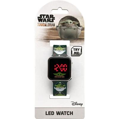 Accutime LED Horloge Star Wars Groen Accutime LED Horloge Star Wars Groen
