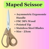Maped Office Advanced Wood schaar, 25 cm, asymmetrisch - thumbnail