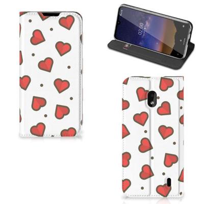 Nokia 2.2 | Hoesje met Magneet | Hearts Nokia 2.2 | Hoesje met Magneet | Hearts