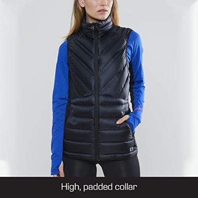 Craft 1908009 Lt Down Vest Wmn - Black - L