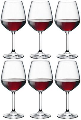 Bormioli Rocco Rode Wijnglazen Restaurant - 525 ml - 6 stuks