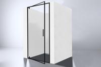 Nisdeur Best Design Baron 70x200 cm Nano Glas 8 mm Mat Zwart - thumbnail