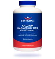 OrthoVitaal Calcium magnesium zink 240 Tabletten - thumbnail