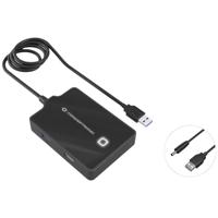 Conceptronic HUBBIES10B interface hub USB 3.2 Gen 1 (3.1 Gen 1) Type-A 5000 Mbit/s Zwart - thumbnail