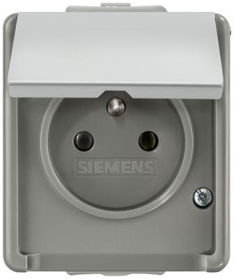 Siemens 5UB4741 Wandcontactdoos Delta Grijs Schakelmateriaal 1 stuk(s)