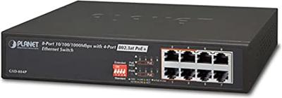 Planet GSD-804P netwerk-switch Unmanaged Gigabit Ethernet (10/100/1000) Zwart Power over Ethernet (PoE) Planet GSD-804P netwerk-switch Unmanaged Gigabit Ethernet (10/100/1000) Zwart Power over Ethernet (PoE)