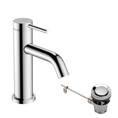 Hansgrohe Tecturis S ééngreeps wastafelkraan 80 CoolStart zonder waste, chroom Hansgrohe Tecturis S ééngreeps wastafelkraan 80 CoolStart zonder waste, chroom