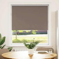 VidaXL Rolgordijn verduisterend koffie 90x175 cm stofbreedte 85,7 cm - thumbnail