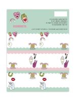 Stationery Team etiketten Fashionista 18 stuks - thumbnail