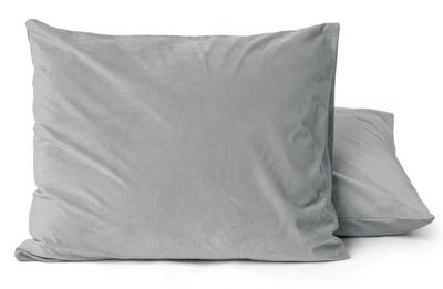 Sleeptime Velvet 2 in 1 kussenslopen Grijs 60 x 70 cm