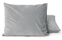 Sleeptime Velvet 2 in 1 kussenslopen Grijs 60 x 70 cm - thumbnail