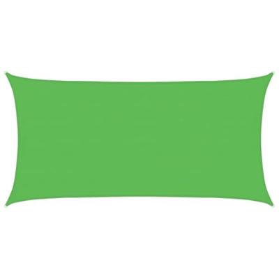 Zonnezeil 160 g/m 4x7 m HDPE lichtgroen