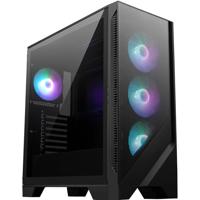 MSI MAG FORGE 321R AIRFLOW computerbehuizing Midi Tower Zwart, Transparant - thumbnail