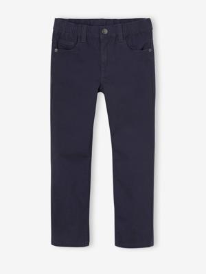 Onverwoestbare jongensbroek die makkelijk aan te trekken is nachtblauw