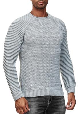 RustyNeal - Heren Trui - Grijs - Longsleeve - Modernfit