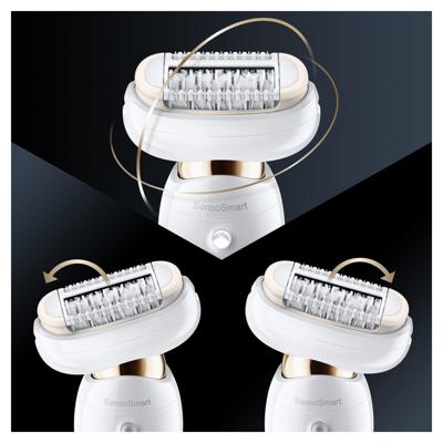 Braun Silk-épil 9 Flex 9-300 Beautyset - Epilator Met Flexibele Kop Voor Ontharen, Wit/Goud Braun Silk-épil 9 Flex 9-300 Beautyset - Epilator Met Flexibele Kop Voor Ontharen, Wit/Goud