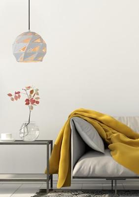 Lucide MALUNGA - Hanglamp - Ø 25 cm - 1xE27 - Wit