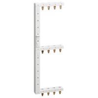 Hager KCF668L Hager KCF668L faserail 3+N-polig 3 rijen 125 mm links verticaal Phase busbar Bruin, Blauw 4-polig 1 stuk(s) - thumbnail