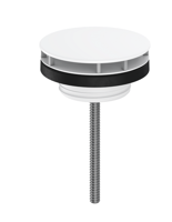 Hansgrohe afvoergarnituur niet afsluitbaar, voor wastafels, mat wit - thumbnail