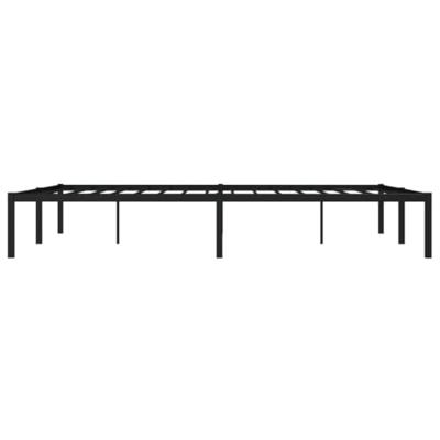 Bedframe metaal zwart 160x200 cm