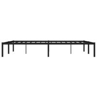 Bedframe metaal zwart 160x200 cm - thumbnail