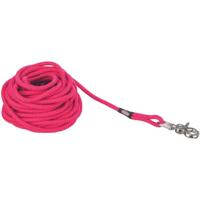 TRIXIE HONDENRIEM SLEEPLIJN ROND MET TRIGGER SNAP HAAK FUCHSIA ROZE 20 MTRX0,6 CM - thumbnail