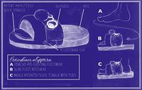 UPG Slippers - Freudian (groot) - thumbnail