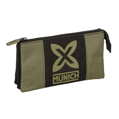 Schoolrugzak Munich West Zwart Groen 22 x 12 x 3 cm