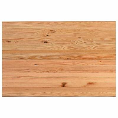 Eettafel met natuurlijke rand 180x120x74 cm massief eikenhout