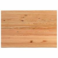 Eettafel met natuurlijke rand 180x120x74 cm massief eikenhout - thumbnail